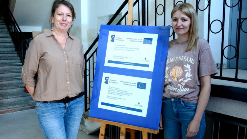 Wnętrze budynku będzie bardziej współczesne. Trwa remont w Bibliotece - Ośrodku Kultury w Konarzynach ROZMOWA