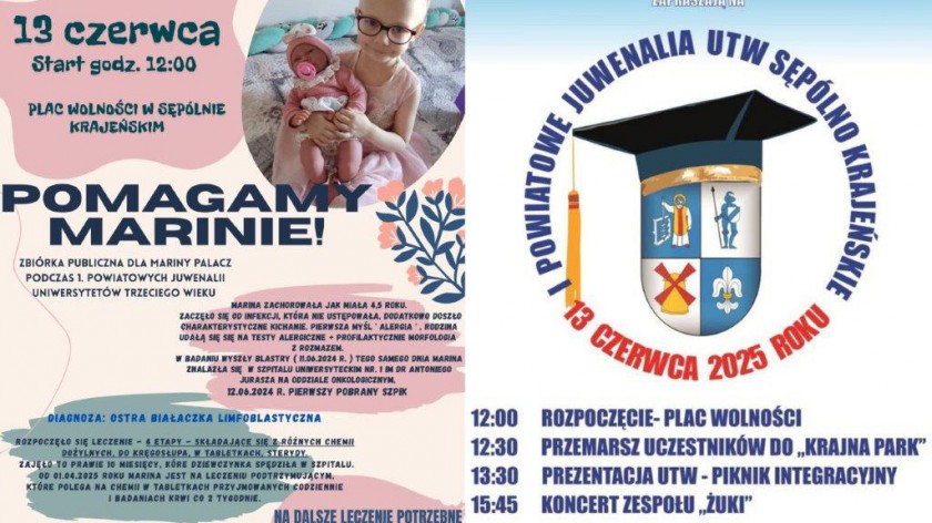 Już jutro 13.06 w Sępólnie Krajeńskim odbędą się pierwsze powiatowe Juwenalia Uniwersytetów Trzeciego Wieku
