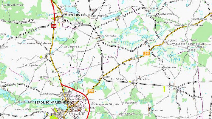 Aż 16 firm chce projektować przebudowę drogi krajowej nr 25 między Kamieniem a Sępólnem Krajeńskim