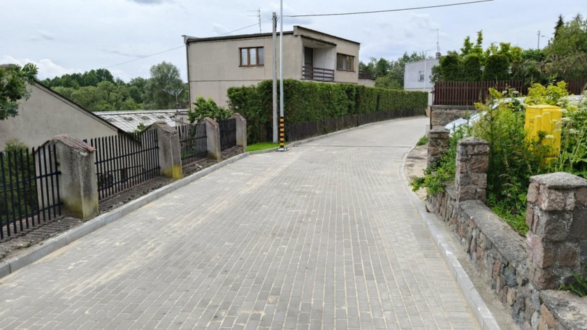 Zakończył się remont ulicy Ogrodowej w Sępólnie Krajeńskim FOTO