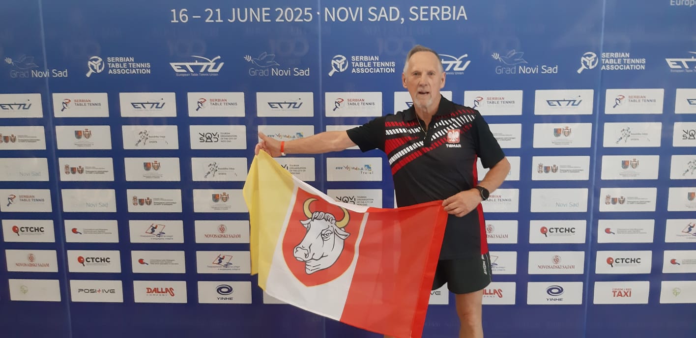 Trzech zawodników z regionu walczyło w Mistrzostwach Europy Weteranów w Tenisie Stołowym