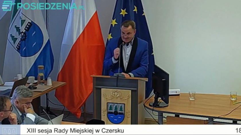 Mariusz Paluch namawiał radnych z Czerska do wejścia w spółkę Promocja Regionu Chojnickiego