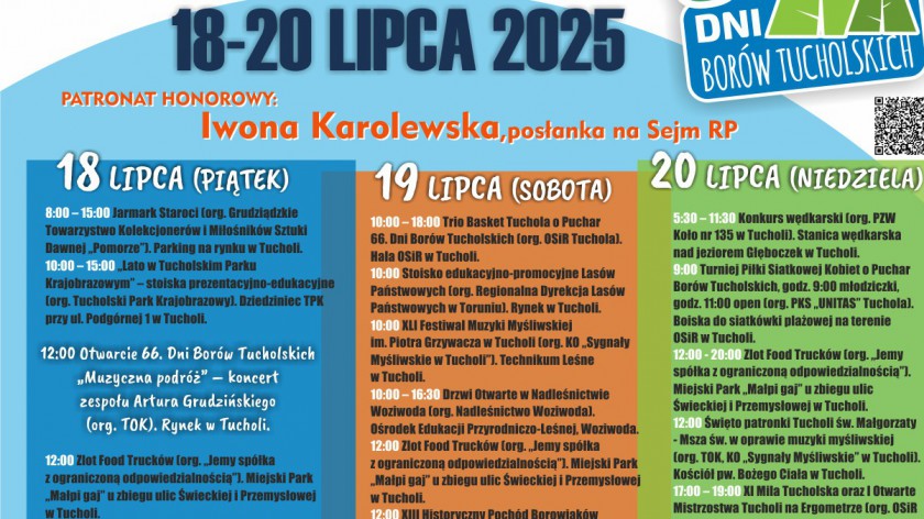 Jest szczegółowy program Dni Borów Tucholskich. W tym roku nie ma w nim wielkich muzycznych gwiazd