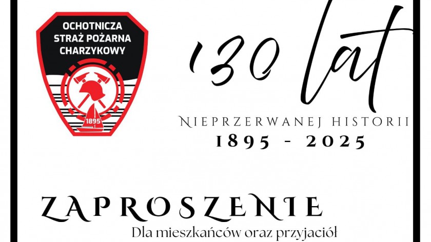 Jubileusz OSP w Charzykowach. Jednostka świętuje dziś 7.06 swoje 130-lecie