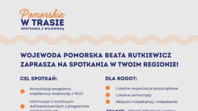 Pomorskie w trasie. 26 czerwca w Człuchowie spotkanie z wojewodą pomorską