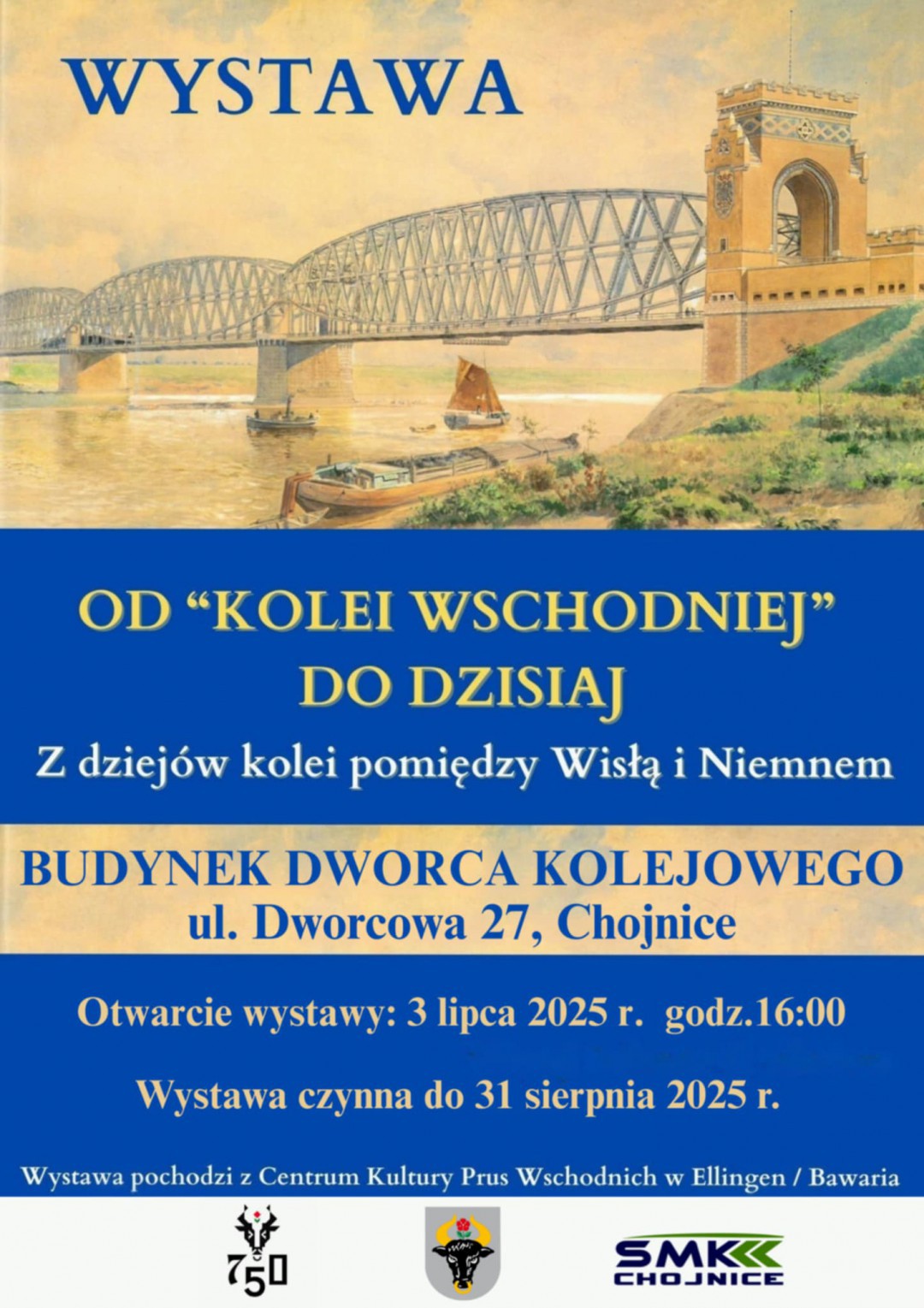 Nowa wystawa na chojnickim dworcu kolejowym. "Od kolei wschodniej do dzisiaj. Z dziej&oacute;w kolei pomiędzy Wisłą a Niemnem"