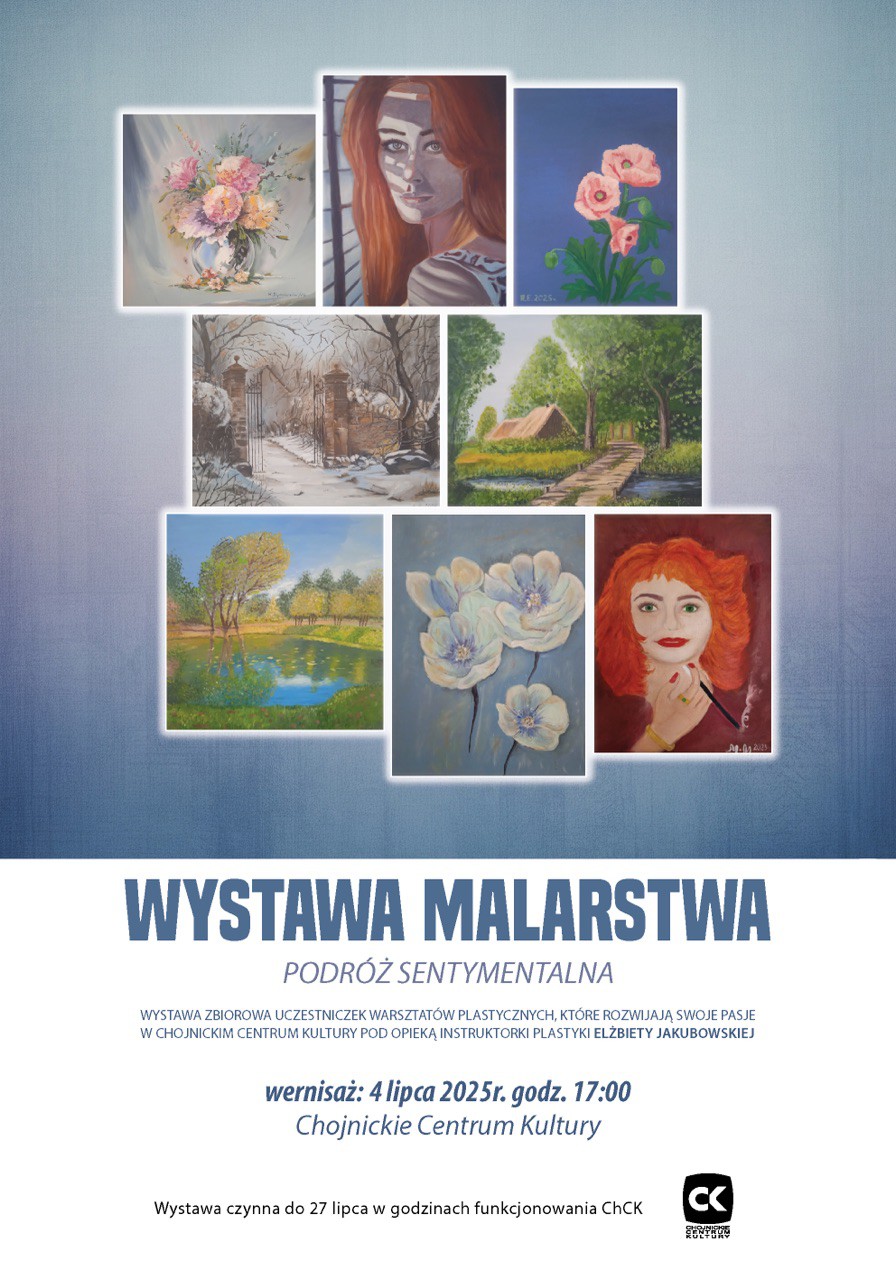 "Podr&oacute;ż sentymentalna" - to tytuł nowej wystawy w Chojnickim Centrum Kultury
