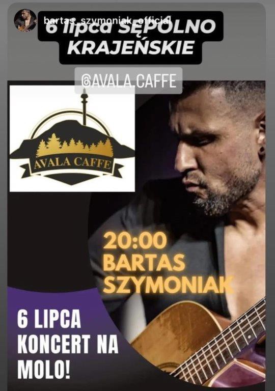 Na sępoleńskim molo w niedzielę odbędzie się koncert Bartasa Szymoniaka