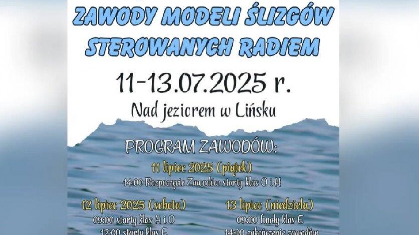 Wyścigi modeli ślizg&oacute;w sterowanych radiem i kino plenerowe - to atrakcje weekendu w Śliwicach