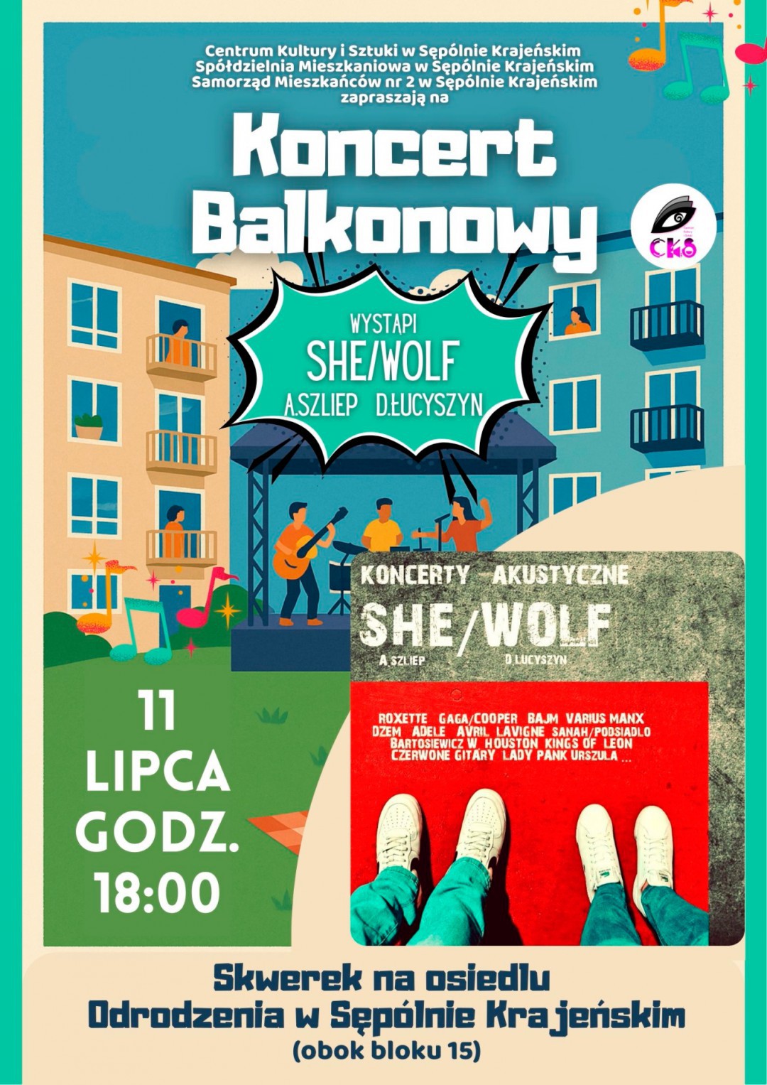 Koncert balkonowy Centrum Kultury i Sztuki w Sęp&oacute;lnie Krajeńskim odwołany (AKTUALIZACJA)