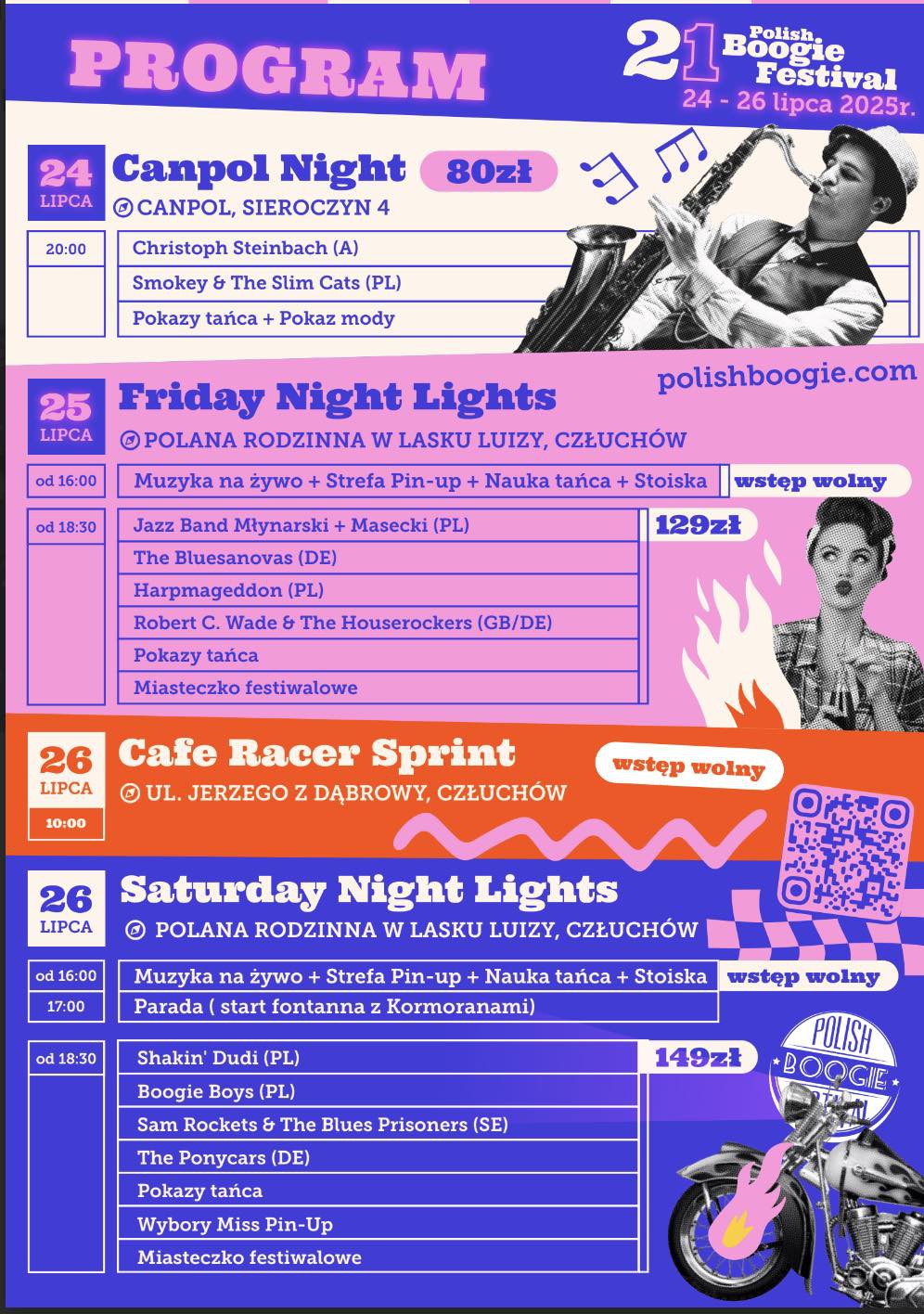 Friday Night Lights. Muzyczny miks drugiego dnia Polish Boogie Festiwalu w Człuchowie. "Fajny ten festiwal" (FOTO)