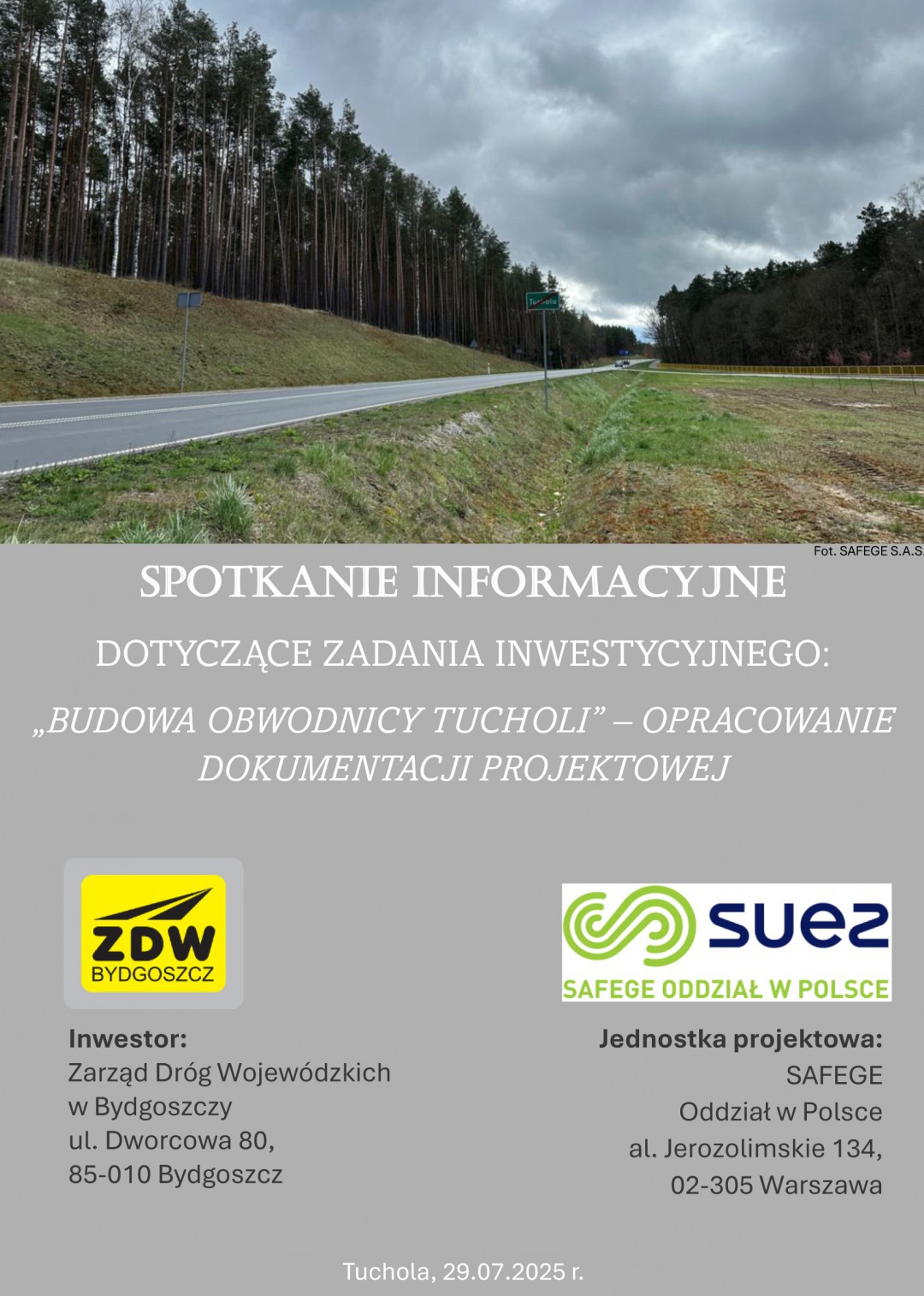 We wtorek w Tucholi odbędzie się spotkanie poświęcone projektowi obwodnicy miasta. "Projektant przedstawi szczeg&oacute;łowe rozwiązania"