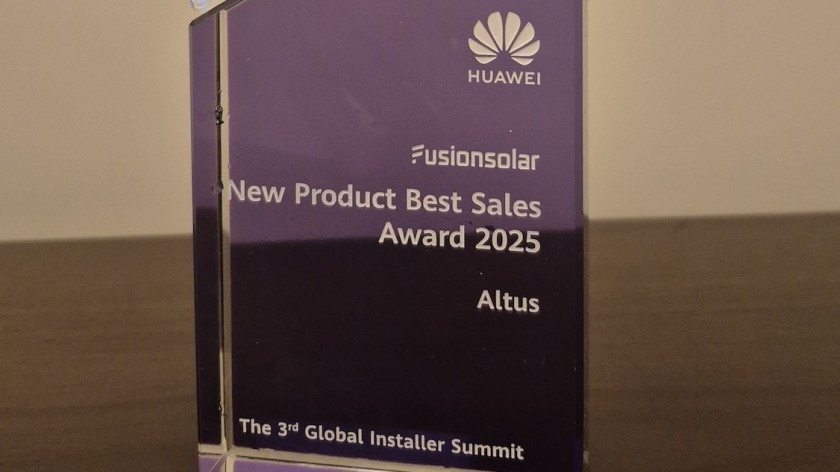 Lokalna firma Altus Energia z nagrodę na Globalnym Szczycie Instalatorów Huawei