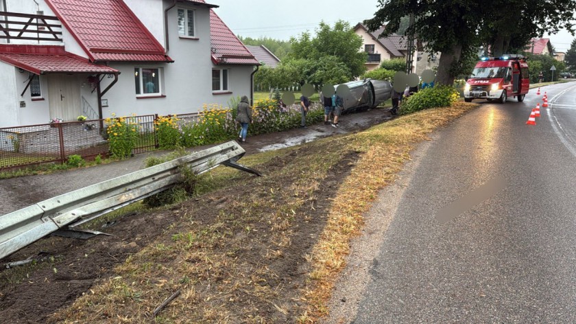 Pracowity dzień służb ratunkowych na drogach regionu. Dwa wieczorne zdarzenia w gminie Chojnice