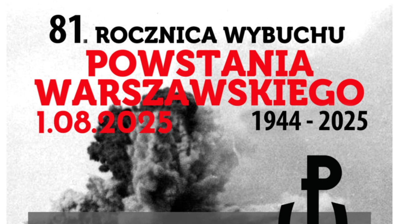 Dzisiaj (01.08) na rynku w Kościerzynie obchody 81 rocznicy wybuchu Powstania Warszawskiego