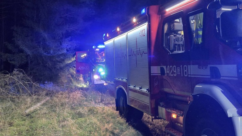Szczęśliwy finał nocnych poszukiwań 84-latki z gminy Koczała. Kobieta zabłądziła na grzybach, ale cała i zdrowa wróciła do domu