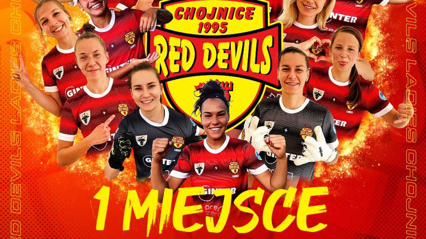 Red Devils Ladies Chojnice wygrały Ekstraklasę Beach Soccera Kobiet