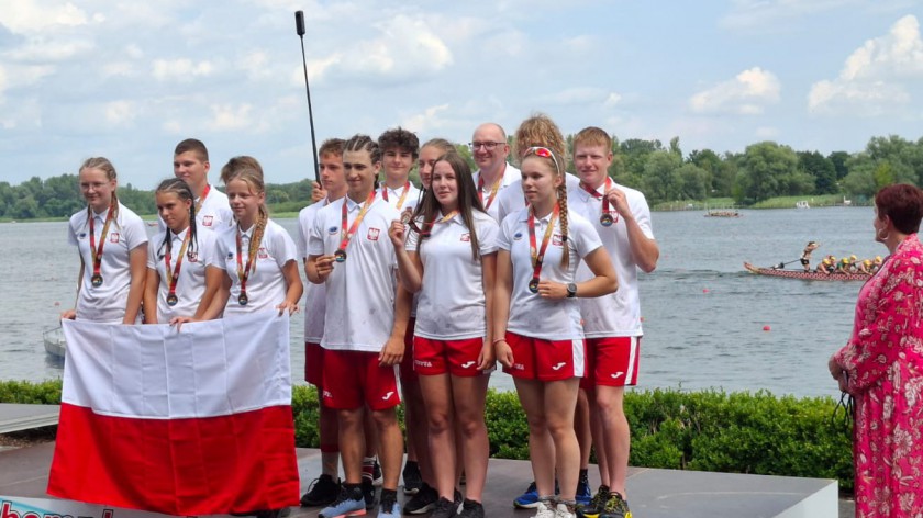 Człuchowscy kajakarze mają pierwszy medal na Mistrzostwach Świata w Wyścigach Smoczych Łodzi