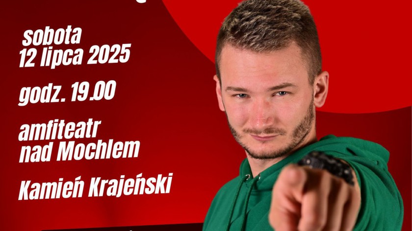 Miejsko-Gminny Ośrodek Kultury w Kamieniu Krajeńskim zaprasza na wieczór ze stand-upem