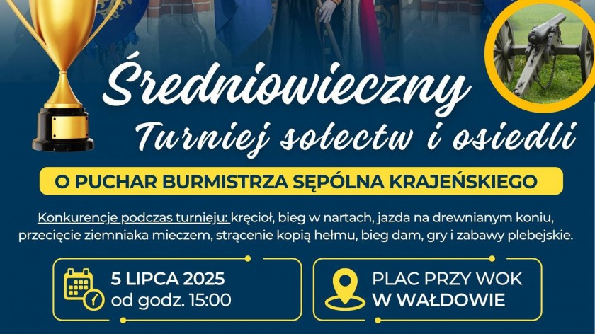 W Wałdowie k. Sępólna Krajeńskiego w sobotę 5 lipca odbędzie się turniej sołectw i osiedli