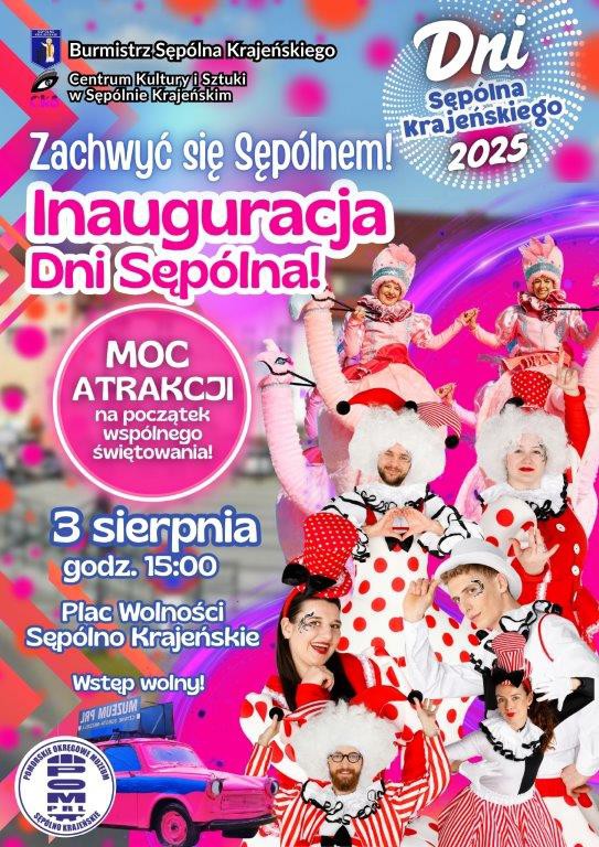 Pod hasłem "Zachwyć się Sęp&oacute;lnem" ruszają dziś (3.08) tegoroczne Dni Sęp&oacute;lna Krajeńskiego