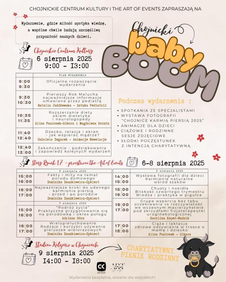 W środę 6 sierpnia rusza Chojnicki "Baby Boom". To seria wydarzeń nie tylko dla młodych matek (ROZMOWA)