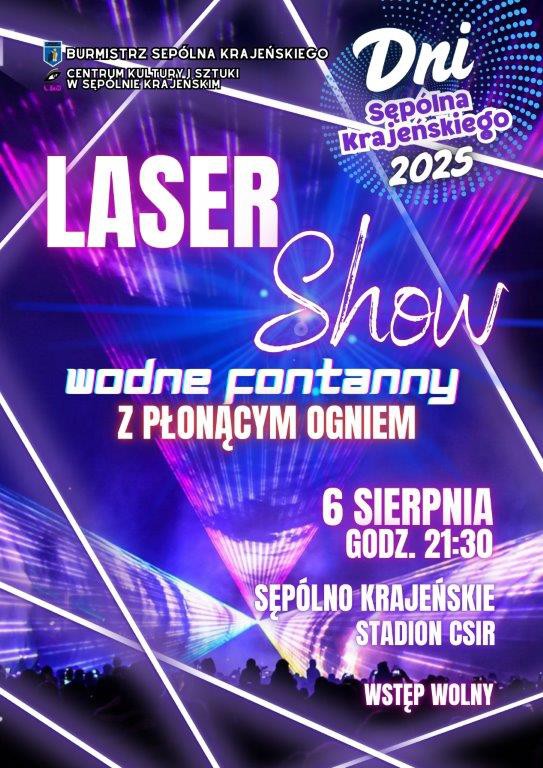 Centrum Kultury i Sztuki w Sęp&oacute;lnie Krajeńskim zaprasza dziś (6.08) na fontanny tańczące z ogniem i z laserami