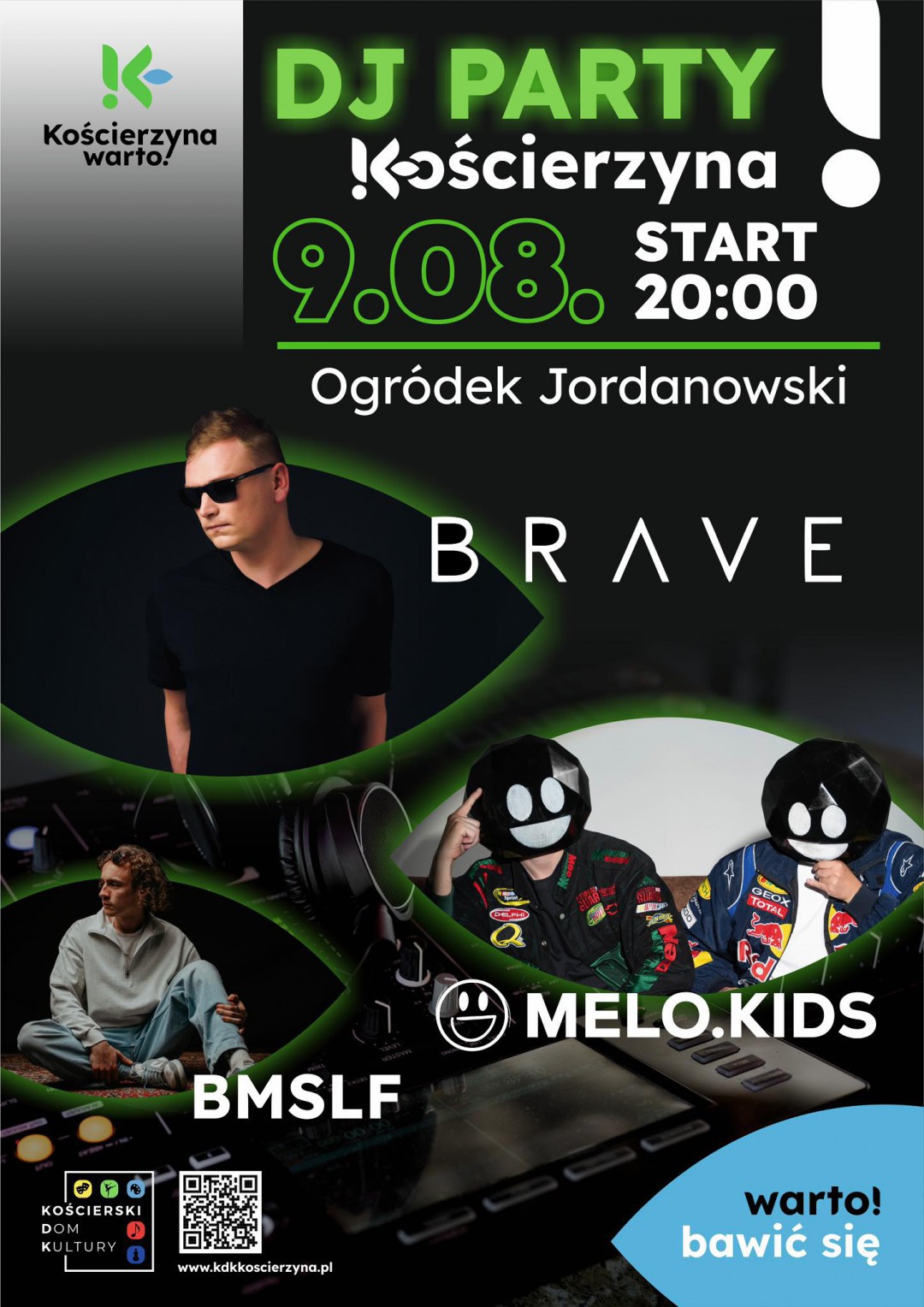 Elektroniczne hity klubowe w Kościerzynie. Dziś (9.08.) odbędzie się tu DJ Party