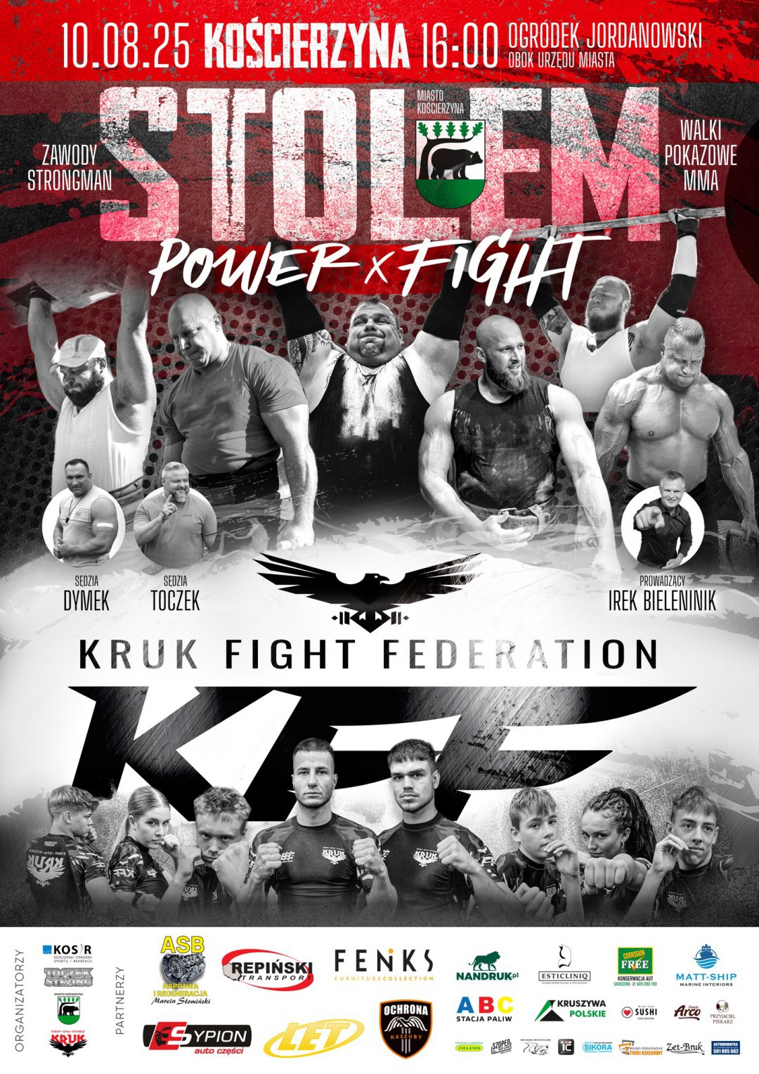 Widowiskowy pokaz siły w Kościerzynie. Jutro (10.08.) odbędą się tu zawody strongman&oacute;w - "Stolem Power x Fight"