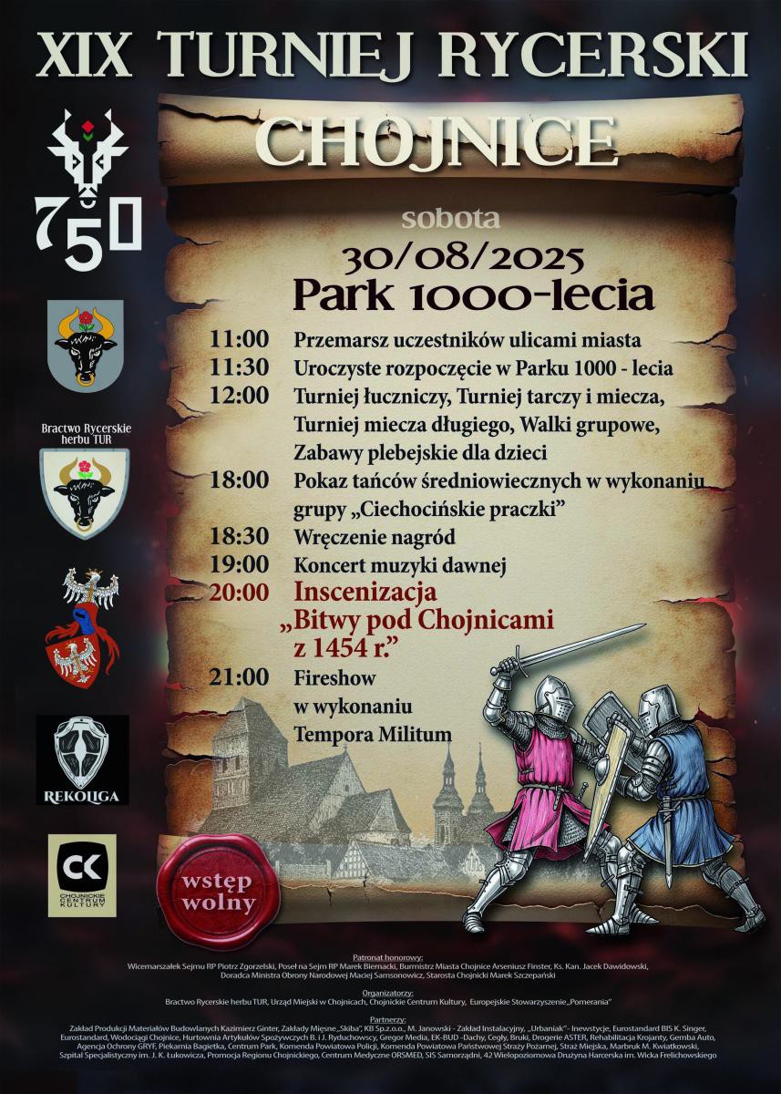 W sobotę (30.08) Turniej Rycerski w Chojnicach. Bogdan Kuffel m&oacute;wi o imprezie, ale także o historii (ROZMOWA)