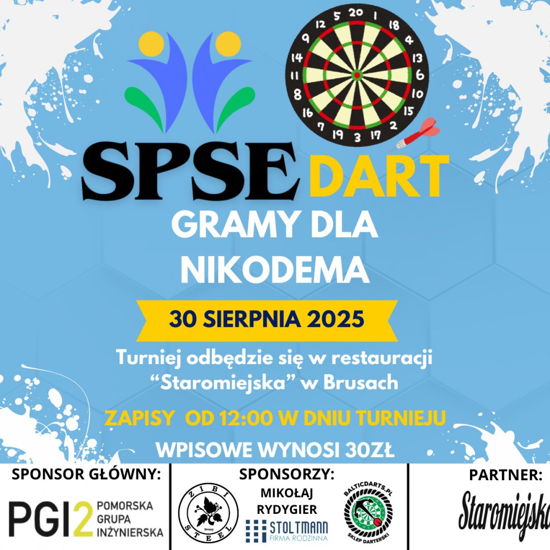 Będą grać dla Nikodema. W weekend w Brusach dwa charytatywne turnieje - darta i petanque
