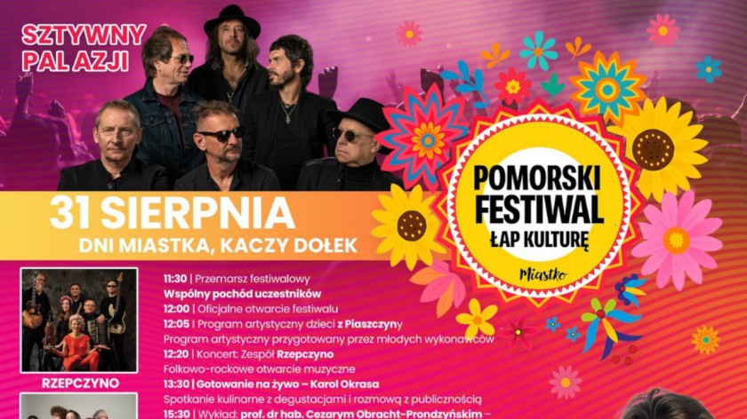 W niedzielę 31.08 Festiwal Łap Kulturę w ramach tegorocznych Dni Miastka. Będzie kulturalnie i kulinarnie