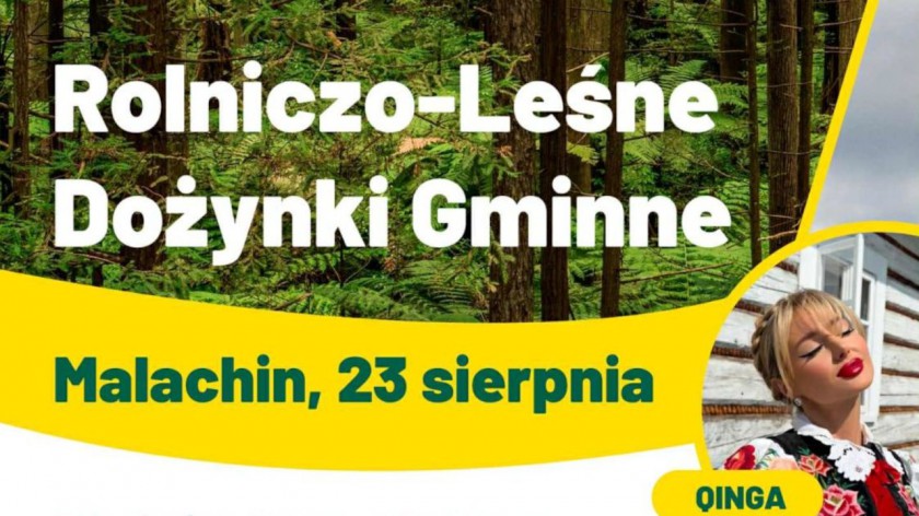 Dziś 23.08 w Malachinie rolniczo-leśne dożynki gminy Czersk