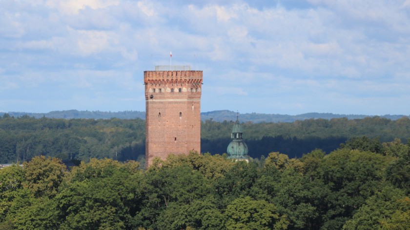 Człuchów z elewatora zbożowego. Zobacz panoramę na zdjęciach z dachu górującego nad miastem obiektu FOTO