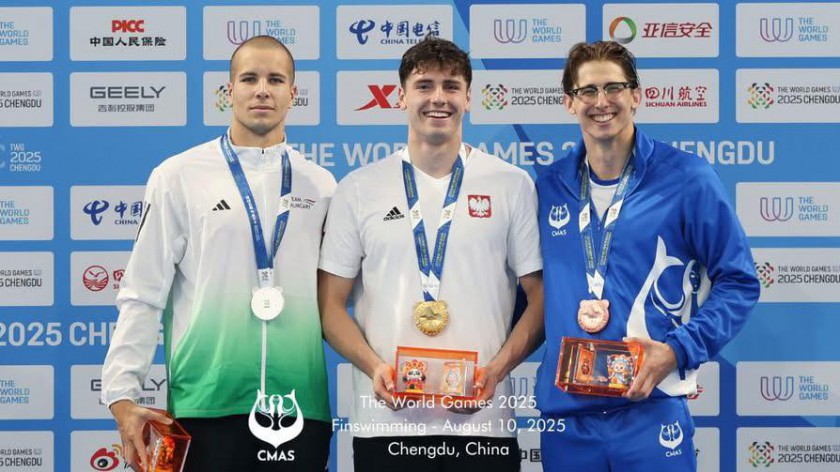 Szymon Kropidłowski z Kościerzyny ze złotem i srebrem The World Games! Pobił też swój własny rekord świata