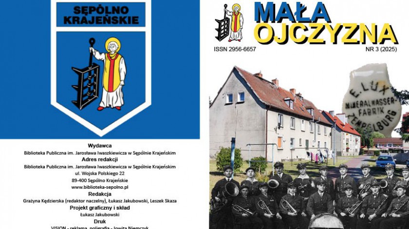 W Sępólnie Krajeńskim dziś 6.08. premiera trzeciego egzemplarza rocznika Mała Ojczyzna