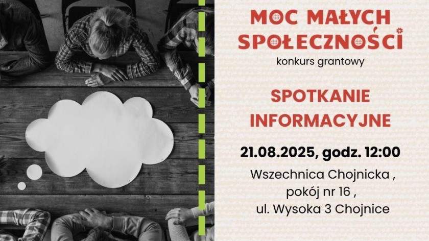 Jest nowy konkurs LGR Morenka i szansa na dofinansowanie w ramach Akumulatora Społecznego