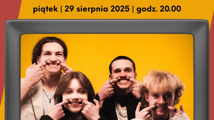 Miejsko-Gminny Ośrodek Kultury w Kamieniu Krajeńskim zaprasza dziś 29.08 na koncert zespołu Sad Smiles