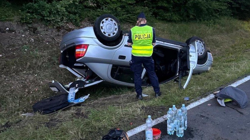 Niebezpieczny weekend na drogach powiatu bytowskiego. Doszło tu aż do 15 zdarzeń drogowych