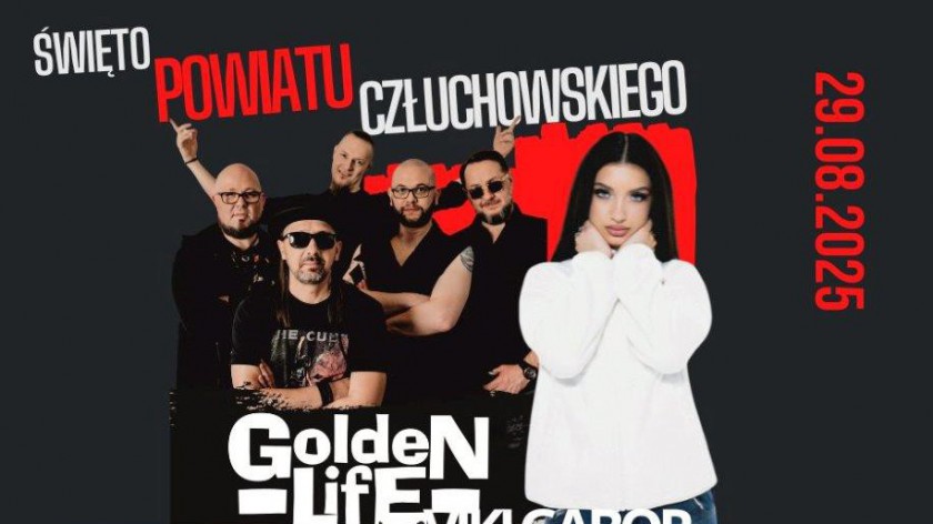 Viki Gabor i Golden Life zagrają na tegorocznym Święcie Powiatu Człuchowskiego. Koncerty zaplanowane są na 29 sierpnia