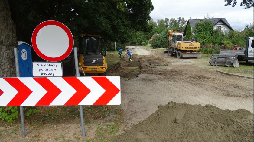 Rozpoczął się remont ulicy Turystycznej w Sępólnie Krajeńskim