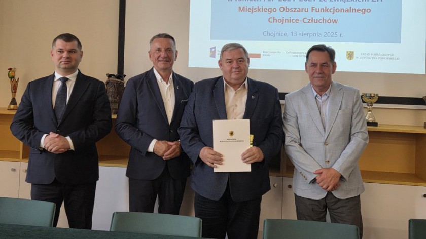 Powiat chojnicki z pieniędzmi na inwestycje w ramach ZIT. Zrealizuje za nie pięć projektów