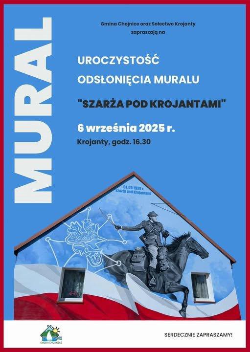 Konferencja w Nowej Cerkwi i odsłonięcie muralu w Krojantach. To dzisiejszy (6.09) wstęp do jutrzejszej szarży