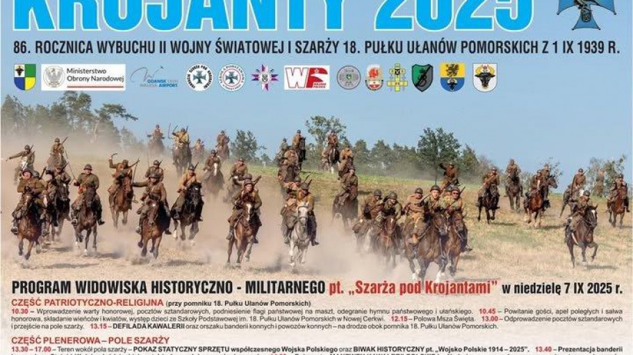 Konferencja w Nowej Cerkwi i odsłonięcie muralu w Krojantach. To dzisiejszy (6.09) wstęp do jutrzejszej szarży