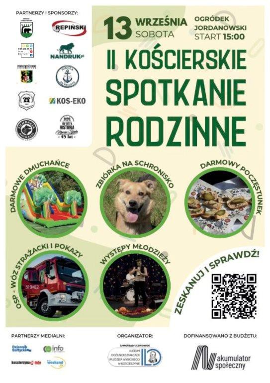 W najbliższą sobotę (13.09.) w Kościerzynie odbędzie się druga odsłona Kościerskich Spotkań Rodzinnych