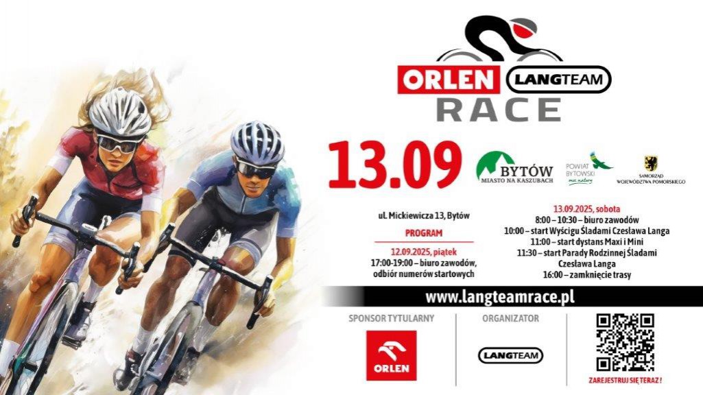 Kolarskie święto w Bytowie. Jutro (13.09) odbędzie się tu finał cyklu Orlen Lang Team Race