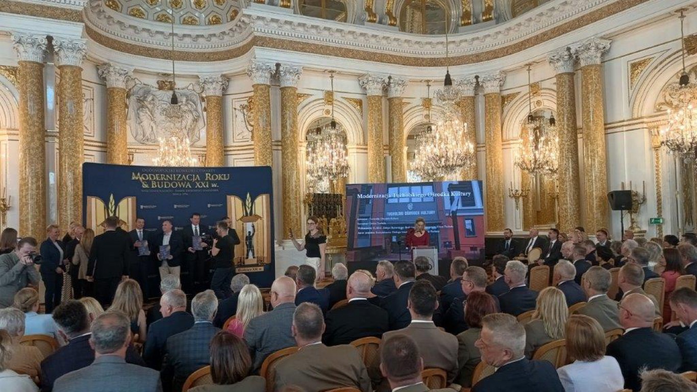 Tucholski Ośrodek Kultury wyr&oacute;żniony. Został dostrzeżony w og&oacute;lnopolskim konkursie na modernizację roku