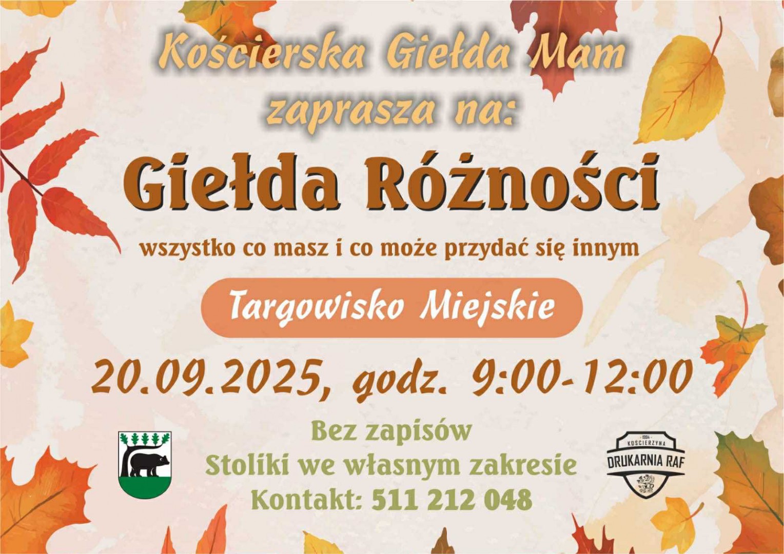Giełda r&oacute;żności odbędzie się jutro (20.09.) w Kościerzynie