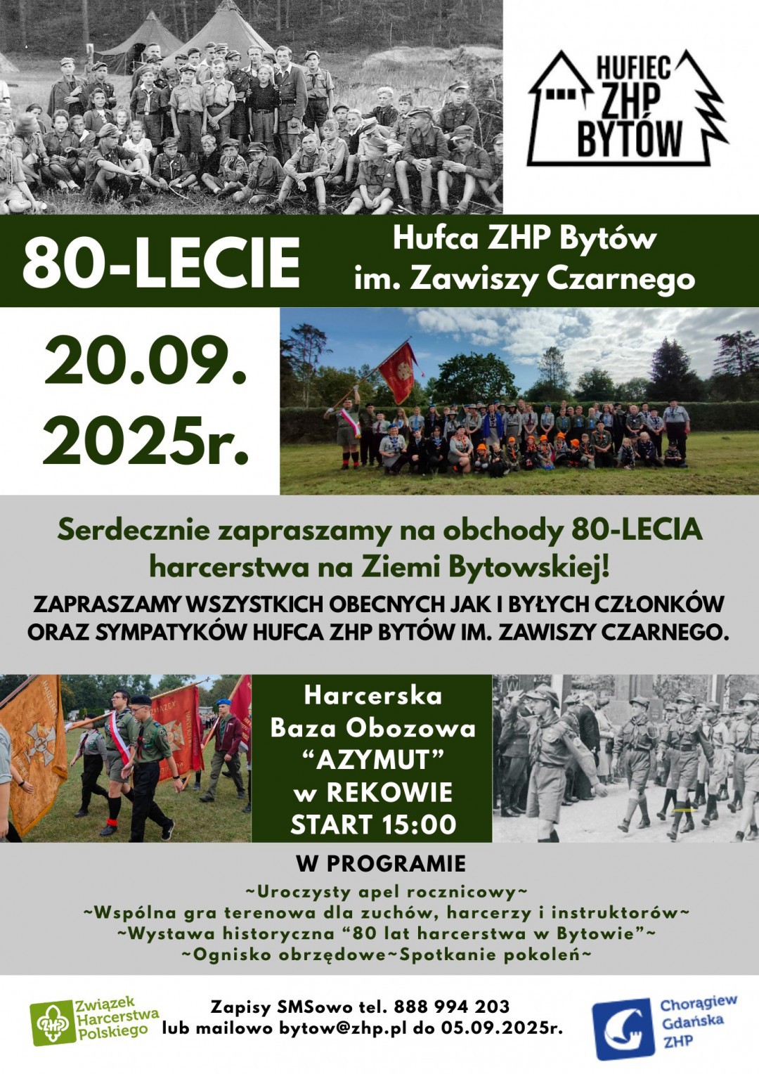 Hufiec ZHP Byt&oacute;w świętuje 80-lecie. Uroczystości odbędą się w sobotę