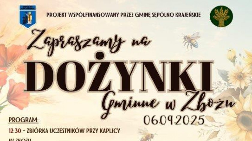 Sołectwo Zboże będzie dziś 6.09 gospodarzem dożynek gminy Sępólno Krajeńskie